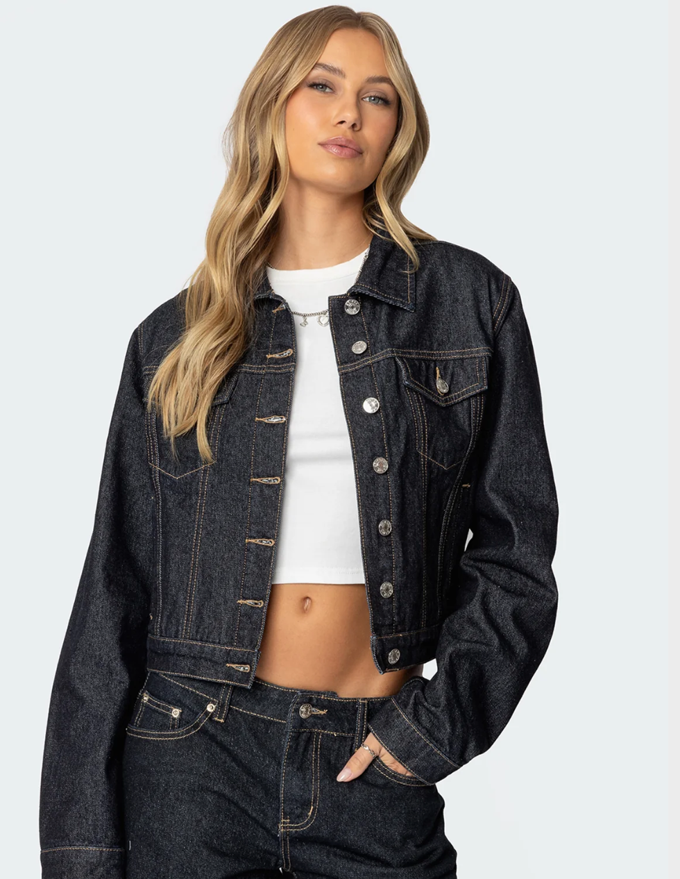 Denim Matching Set