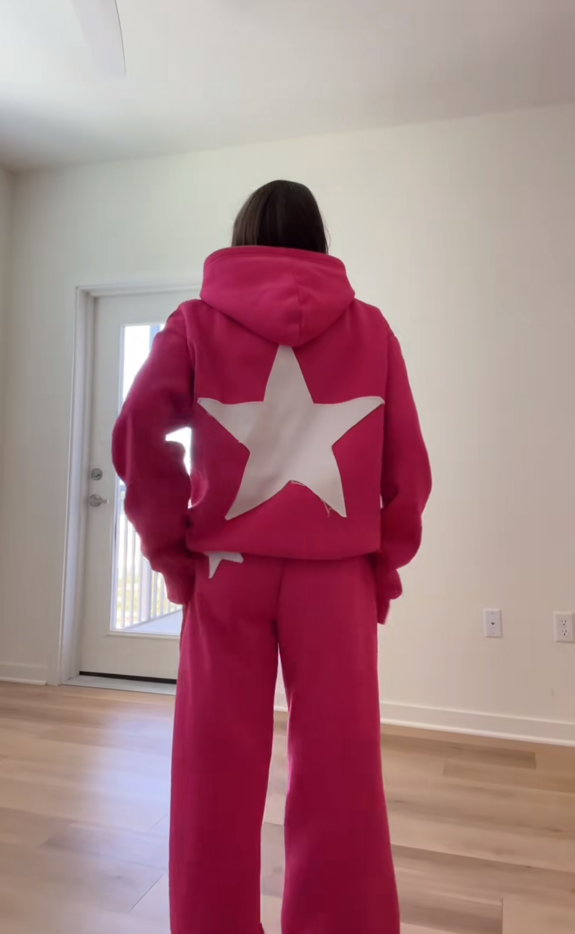 Pink Starry Sweat Set